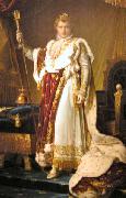 Napoleon in Coronation Robes, Francois Pascal Simon Gerard